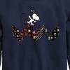 Boys' - Peanuts - Snoopy Skating Pattern Graphic Long Sleeve Fleece Sweatshirt - 2 of 4