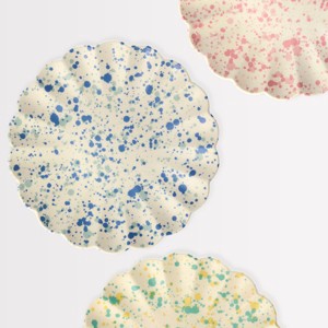 Meri Meri Large Speckled Reusable Bamboo Plates (Pack of 6) - 1 of 4