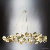 Urban Ambiance Luxury Eclectic Indoor Chandelier,  30''H x 38"W x 38''D,  Gilded Silver Finish, UHP4992 - 4 of 4