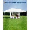 Garvee 10x20 FT Pop Up Canopy with 6 Removable Sidewalls, Heavy Duty Outdoor Canopy Tent 3 Adjustable Height Gazebo for Parties, Garden - 4 of 4
