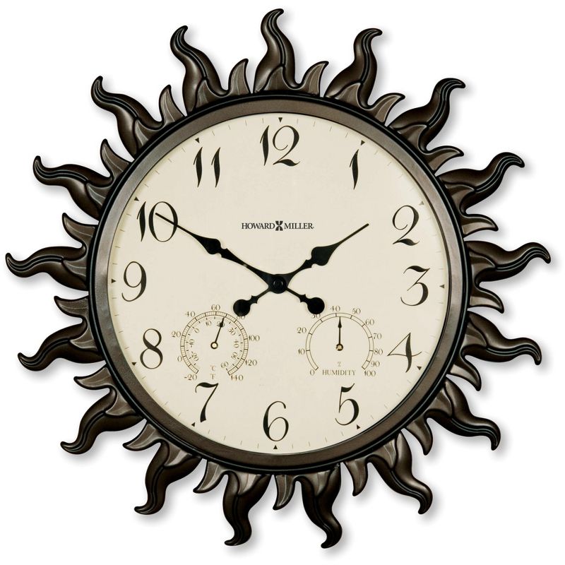 Howard Miller 625543 Howard Miller Sunburst Ii Wall Clock 625543 Metal, 1 of 3