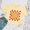 Simply Sage Market Women's Sun Shine Checkered Short Sleeve Relaxed Fit Cropped Tee - 3 of 3