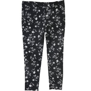 Alfani Womens Floral Casual Trouser Pants - 1 of 2