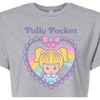 Women's - Polly Pocket - Rainbow And Polly Pocket In Heart Cropped Graphic T-Shirt - 2 of 4