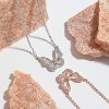 Butterfly Necklace - Rhinestone Pendant Necklaces for Women Butterflies Charm for Valentine's Day Women Teen Girl Party Statement Dress Sweater - 4 of 4