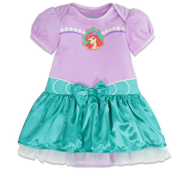 Disney Princess Cinderella Ariel Belle Snow White Girls Cosplay Dress and Headband Newborn to Infant , 3 of 8