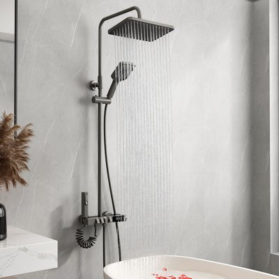 Famapy Smart Shower System with LED Display: Versatile Spray Modes,Multi  Function Adjustable Design