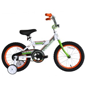 Titan Bikes Champions 16-Inch Boys BMX Bike with Training Wheels, White - 1 of 4