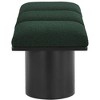 Meridian Furniture,Pavilion Boucle Fabric Bench - 3 of 4