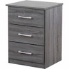 CAVINAS Modern 18 Inch Nightstand with 3 Storage Drawers and Metal Handles, Long End Table for Bedroom, Living Room - 2 of 4