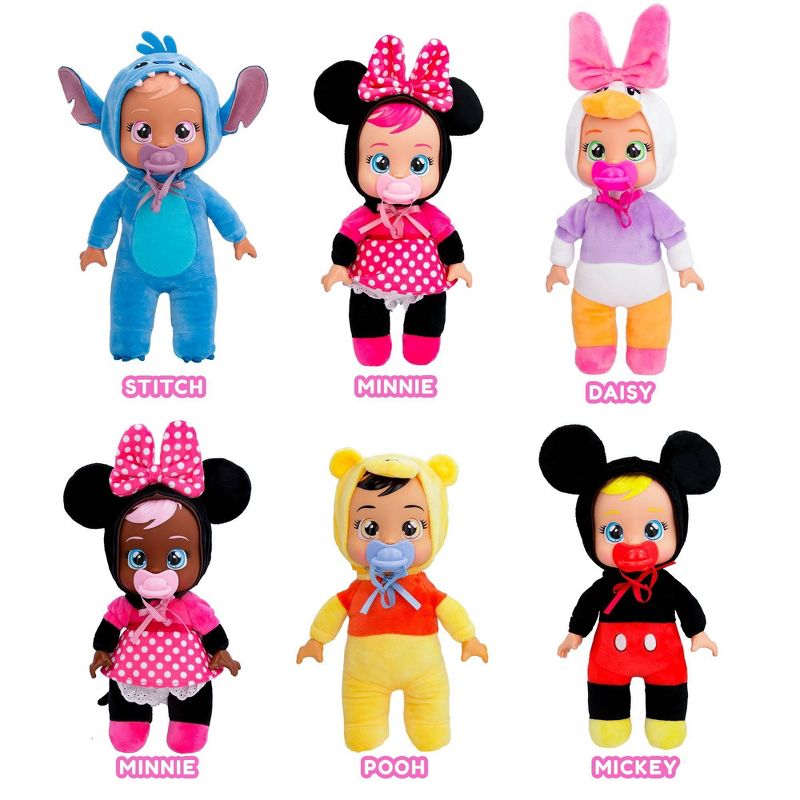 Cry Babies Disney 9&#34; Plush Baby Doll Tiny Cuddles Inspired by Disney Stitch That Cry Real Tears, 5 of 7