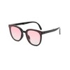 Anna-Kaci Unisex Classic Round Sunglasses with Matte Black Frame and UV400 Dark Lenses Lightweight Design - 2 of 3