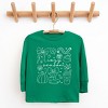Cozy Season Coquette Icons - Toddler Long Sleeve Graphic Tee and Youth Long Sleeve Graphic T-Shirt - 2 of 3