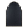 Kate and Laurel Hogan Arch Framed Pinboard, 24x36, Gray - 4 of 4