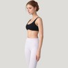 Anna-Kaci Active Women's Scoop Neck Sports Bra with Wide Straps and Seamless Design - 3 of 4