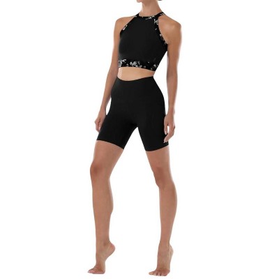Women's High Neck Crop Top - Bloch