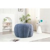 Lyngins Giant Faux Fur Bean Bag Chair, Ergonomic Lazy Chair with Memory Foam, Stylish Accent Chair, Single Sofa Chair for Home & Leisure - 4 of 4