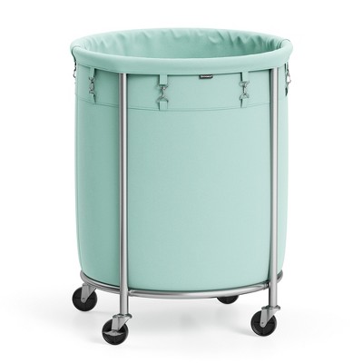 mint green and metallic silver