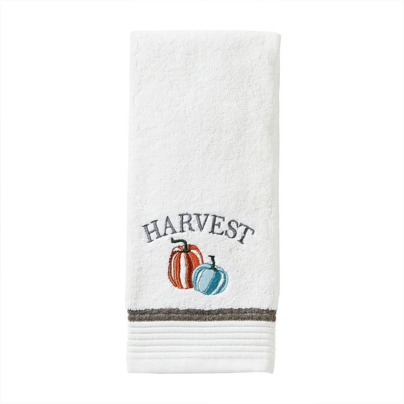 2pc Nature&#39;s Harvest Hand Towel White - SKL Home, 4 of 6