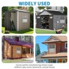2pcs Shed Windows, Flush Mount Window with Tempered Glass and Fiberglass Screen, Small Window with Screws for Shed, Chicken Coop, Playhouse - 4 of 4