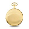 Black Bow Jewelry Charles Hubert Satin Gold Tone Finish White Dial Pocket Watch 50mm - 3 of 4