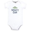 Hudson Baby Cotton Bodysuits, Mighty Cute Dino - image 3 of 4