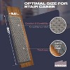 MBIGM Bullnose Non-Slip Stair Treads, 9.5" x 30" Wooden Steps Protection - TPU Backing & Steel Reinforcement - Anti-Slip - 2 of 4
