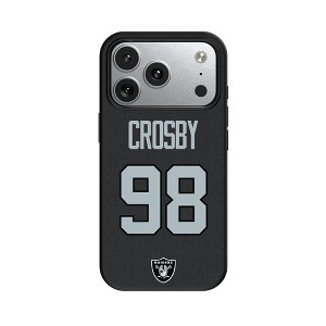 NFL Las Vegas Raiders Players Game Tactic MagSafe Compatible Cell Phone Case for Apple iPhone 17 Series - 1 of 4