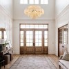 31.5inch Modern Natural Marble Living Room Chandeliers - 3 of 4