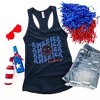 Simply Sage Market Women's America Vibes Stacked Racerback Graphic Tank - 2 of 2