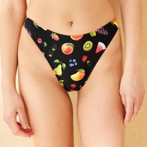 Women's Mid-Rise Super Cheeky Coverage Ultra High Leg Bikini Bottom - Wild Fable™ - 1 of 4