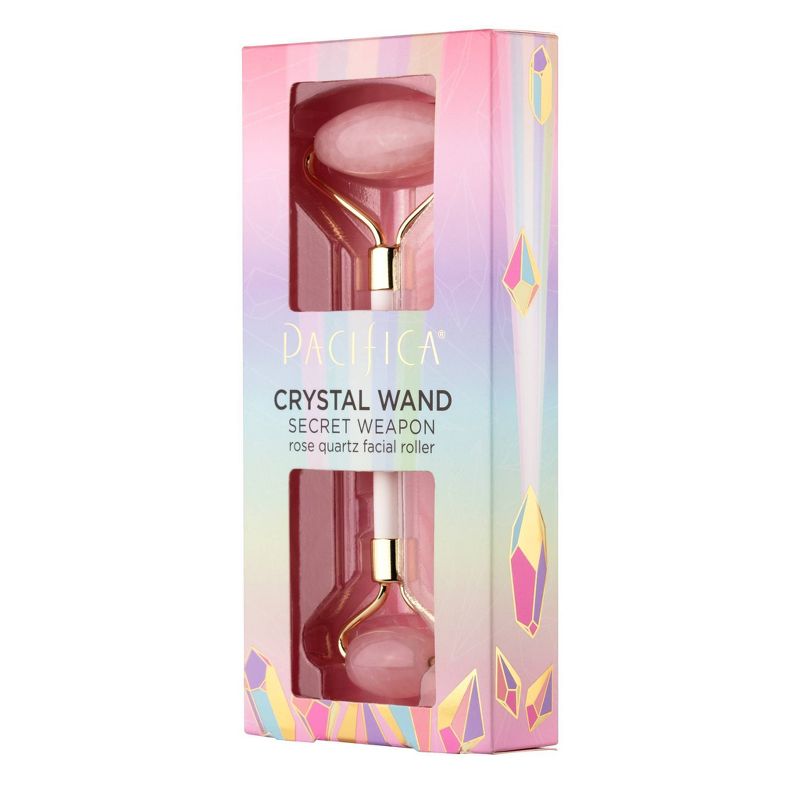 Pacifica Crystal Wand Secret Weapon Rose Quartz Facial Roller - 1ct, 4 of 11