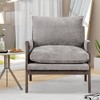 Roundhill Furniture Kelly Mid-Century Modern Velvet Accent Armchair - 2 of 4