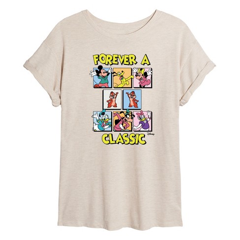 Women's - Disney - Forever A Classic Oversized Graphic T-Shirt - image 1 of 4