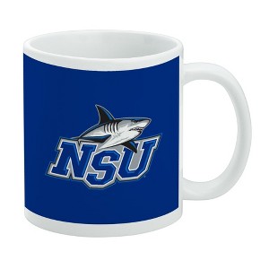 Nova Southeastern University Primary Logo Ceramic Coffee Mug Novelty Gift Mugs for Coffee Tea and Hot Drinks 11oz White - 1 of 4