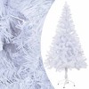 Aghana Digitals 47.2" Snowy White Pre-lit Christmas Tree with 230 PVC Branches, LED Lights, Peak & - 2 of 4