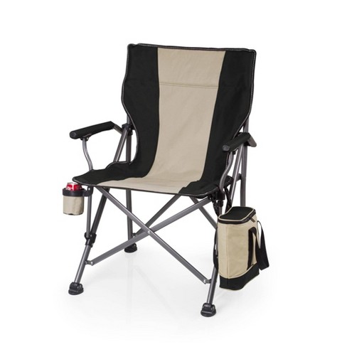 Black/Gray ONIVA a Picnic Time brand Portable Reclining Camp Chair Black/Gray, 2-Pack