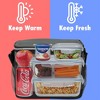 OPUX Insulated Lunch Box Men Women, Leakproof Soft Cooler Bag Work School Beach, Pail Tote Adult Kids Boys Girls - 2 of 4