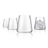 Artland Soho Optic 16 Piece Glassware Set, Elegant Durable Glasses for Every Occasion, Champagne, Double Old Fashion, Goblet, Highball Glasses - 3 of 4