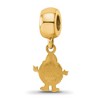 Black Bow Jewelry 14k Yellow Gold Plated Sterling Silver Syracuse Oranges NCAA Bead Charm - 4 of 4