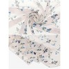 Elerevyo Women's Floral Chiffon Lightweight Skinny Neck Scarf Neckerchief - 4 of 4