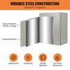 Outdoor Electrical Box - Steel IP66 Waterproof & Dustproof Enclosure with Lock, Mounting Plate - Universal Junction Box for Wiring - 4 of 4