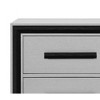 NicBex Bedroom Dresser with 2/5 Drawers,Chest of Drawers with Black Pulls for Kids Room,Living Room,Entryway,White - 4 of 4