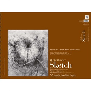Strathmore 400 Series Sketch Paper Pad, Side Wire Binding, 30 Sheet, 18x24 inch, 1 Count - 1 of 1