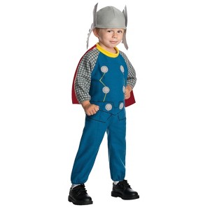 Toddler Boys' Marvel Thor Costume - 2T-4T - Blue - 1 of 2