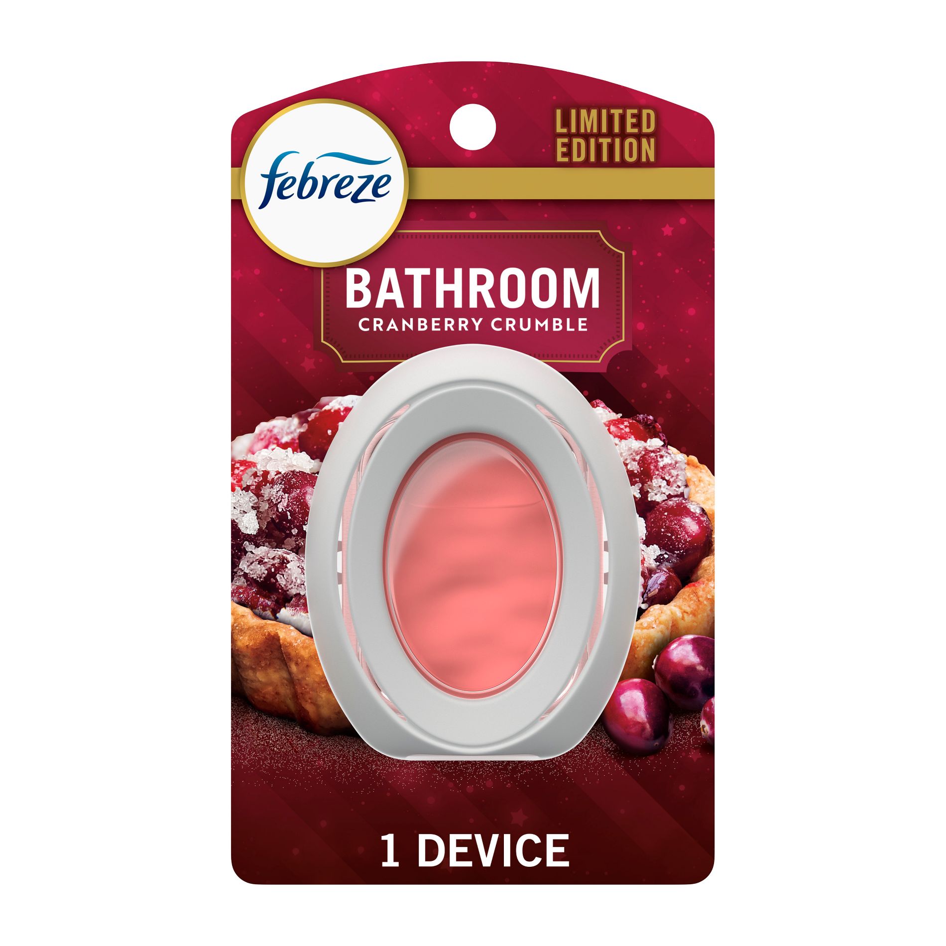 Febreze Bathroom Air Freshener - Cranberry Crumble - 1ct