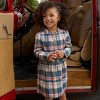 Modern Moments™ by Gerber Toddler and Kid Girls' Collared Dress, Orion Blue Plaid - 2 of 4