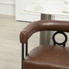 MAYEERTY Modern Loveseat - Chenille 2-Seater Sofa with Metal Legs - Living Room/Office (Beige Chenille) - 4 of 4