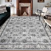 Area Rugs - Machine Washable, Vintage Boho Design, Large Size, Non Slip, Soft Distressed Low Pile Carpet - 2 of 4