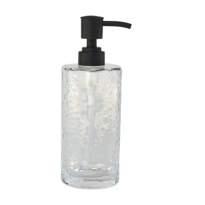 LunaLulinlk Hammered Glass Soap Pump Soap Dispensers